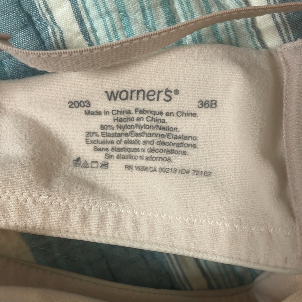 Warners® Elements of Bliss® Support and Comfort Wireless Lift T-Shirt Bra 36B - Picture 6 of 7